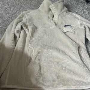 Patagonia Cream Fleece Pullover